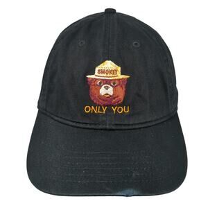 Smokey Only You Baseball Cap Black One Size Adjustable Embroidered 6 Panel
